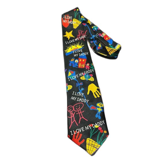 Ralph Marlin Daddy’s Drawings Tie - Picture 1 of 5